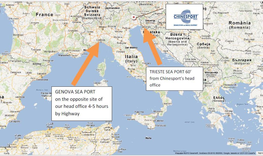 Sea ports closed to Chinesport head office