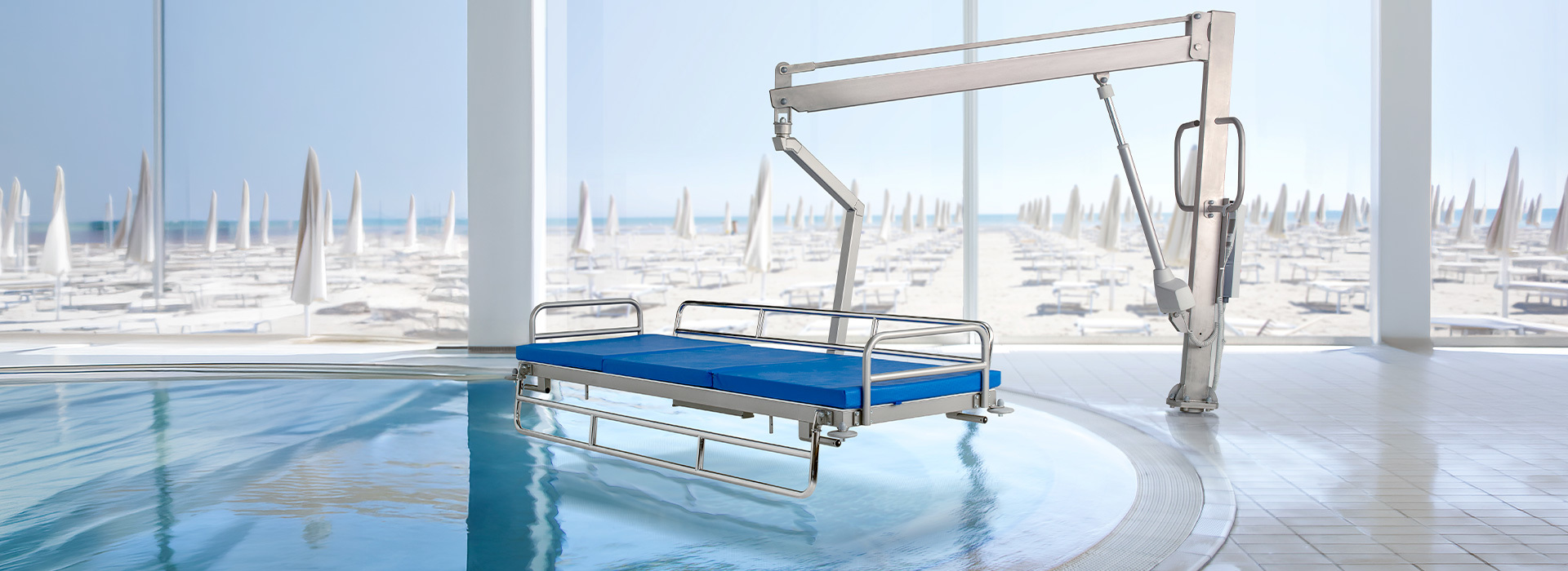 SH series, beyond barriers: a new pool hoist for extended accessibility
