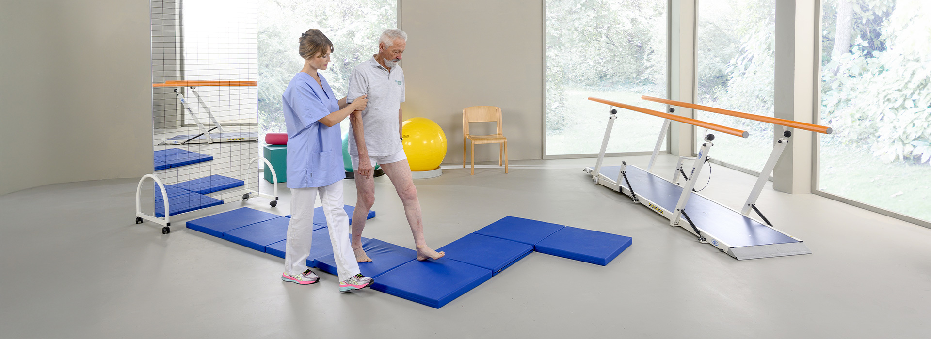 Different density pads for proprioception