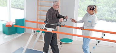 parallel bars & stairs