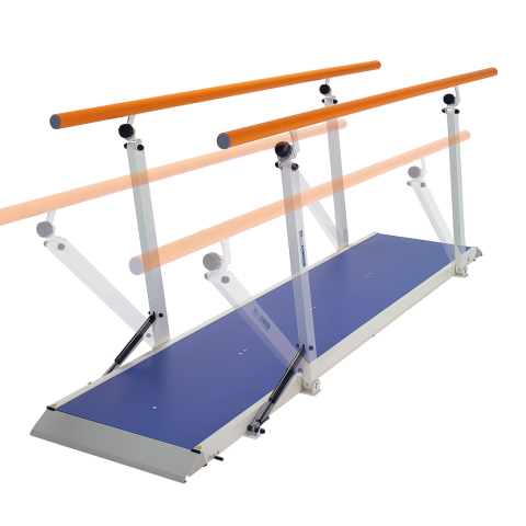 01325 - PARALLEL BARS PLUS 2M - Height-adjustable rehabilitation parallel bars