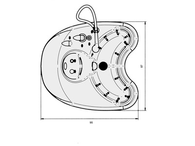 Dimensions CH7000 - CORAL TUB