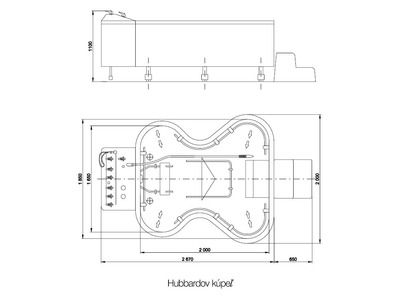 Dimensions BUTTERFLY TUB