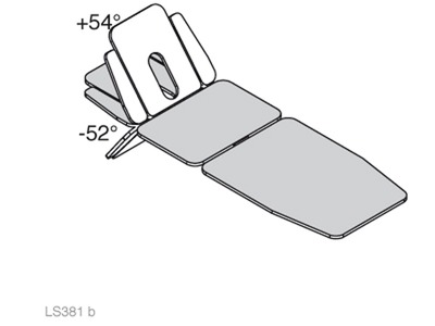 LS381 - SINTHESI PLUS SINGLE - head section tilted angles